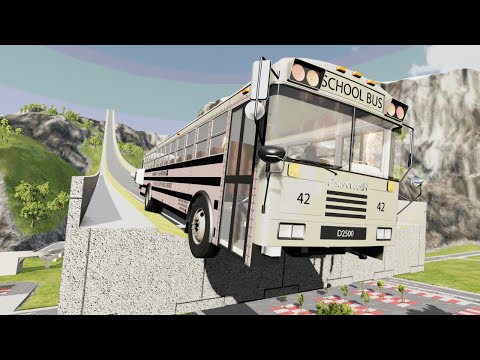Epic Custom Buses Jumps VS Spinner | Cars Test Dummy
