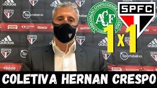 COLETIVA HERNAN CRESPO | CHAPECOENSE 1 X 1 SO PAULO - BRASILEIRO 2021