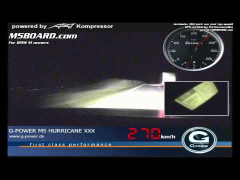 BMW M5 Touring - G-Power Hurricane RS - 359 km/h