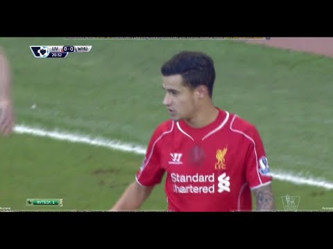 Coutinho show some skills vs West Ham ● 31-01-2015