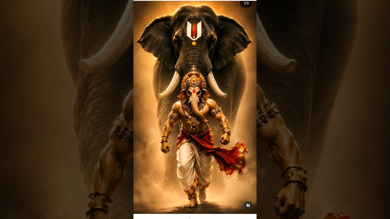 Ganpati Bappa Ka Adbhut Roop  | Ganpati Bappa Morya #ganesh #ganesha #shorts #viral #trending #love