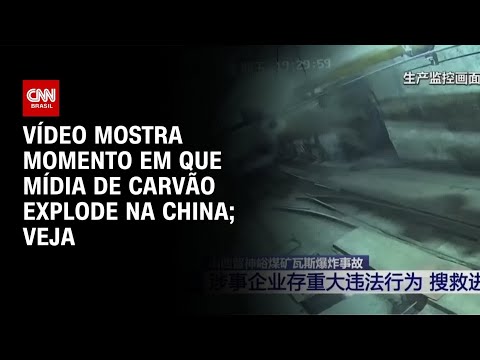 Equipes de resgate em mina na China