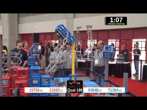 2015 VRC Arts Q189 - 1575X 1320C vs 9364B 7139A - 44 to 65 - VEX Worlds 2015 - Arts Division
