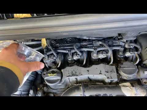 petite technique facile pour savoir si les injecteurs moteur fuit Peugeot et Citroën