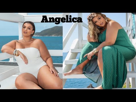 Angelica Oliveira is a Brazilian fashion model | curvy haul | Wiki Biography | Curvy model plus size