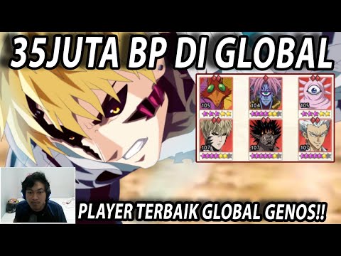 🔥🔥35JUTA BP DI GLOBAL!! GENOS HAMPIR SEMPURNA [6/7 LIMIT BREAK] - ONE PUNCH MAN:The Strongest