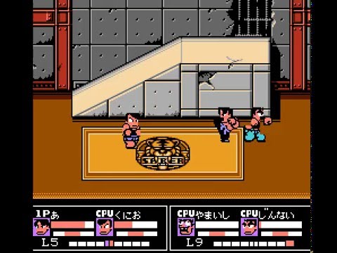 NES Longplay [609] Nekketsu Kakutou Densetsu (2 Player)
