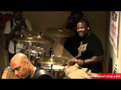 Dave Weckl and Chris Coleman at Drum Fantasy Camp 2011