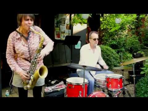 Ingrid Laubrock & Tom Rainey - at 6BC Gardens - Arts for Art, NYC - Sept 25 2016