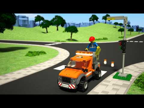Vidéo LEGO City 60054 : Le camion de réparation