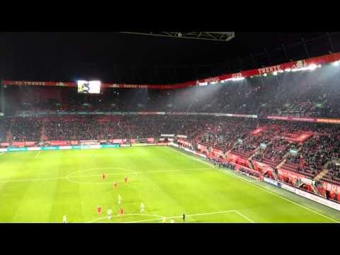 Hakim Ziyech panenka bij Twente - Cambuur