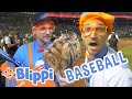 Blippi At The Baseball Stadium Sports Outdoor Activities For Kids Educational Videos For Kids