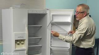 Whirlpool Refrigerator Repair: How to Replace the Dairy Door (Whirlpool # WP2256101)