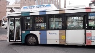 preview picture of video '西鉄バス北九州 ハイブリッドバス(路線バス)出発@八幡営業所蛎原車庫 Hybrid bus(Nishitetsu Bus Kitakyushu; Kitakyushu,Fukuoka,Japan)'