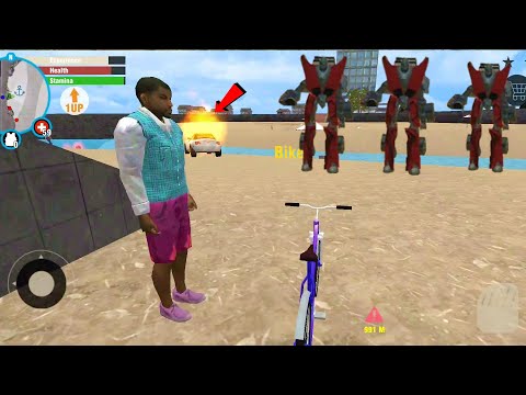 Real Gangster Crime (Huge Real Hero Fight Red Car Robot) Real Hero Fight Tank - Android Gameplay HD