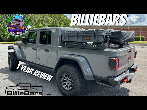 Is BillieBars the best low profile rack system on the market? 1 year review for Jeep Gladiator