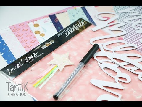 Unboxing  Scrapbook Werkstatt January Kit 2018 "Sternenstaub“ (Ad)