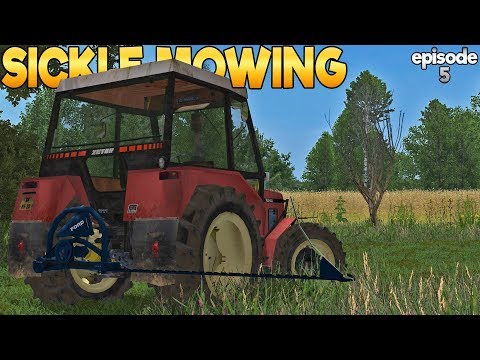 Polish Farming: Sickle Mower - Farming Simulator 17 -  Ep.5 (with Wheel Cam)
