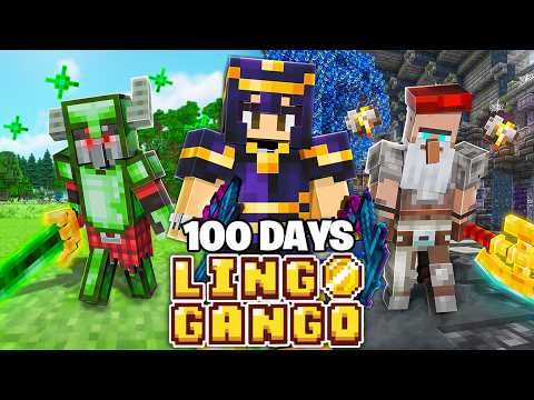 I Survived 100 Days in LINGGANGO Minecraft...