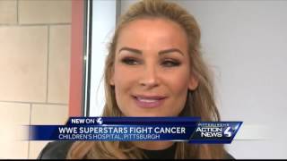 WWE wrestling stars visit patients at UPMC Children's Hospital of Pittsburgh