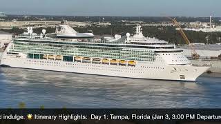 🛳️ Costa Rica, Cozumel & the Panama Canal: Serenade of the Seas Journey 🏝️(January 3rd, 2025) 4K HD