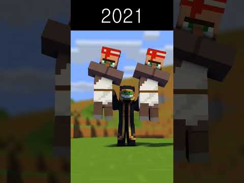 Evolution of merge villager #shorts #minecraft