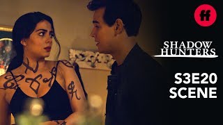 Shadowhunters Season 3, Episode 20 | Simon Thanks Izzy For Saving His Life | Freeform