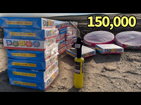 Testen von 150.000 Feuerwerkskörpern (Dies ist NICHT TAU)