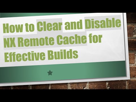 Clear Nx Cache