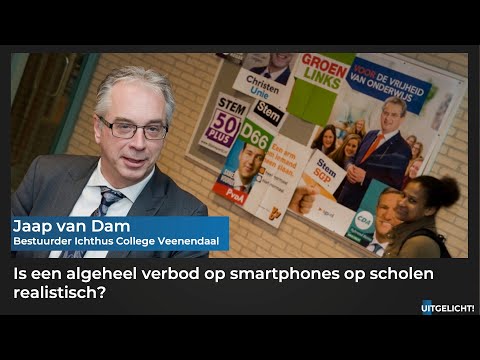 Uitgelicht! 13 april 2023 - Jaap van Dam (Ichthus College Veenendaal) over smartphone vrije scholen