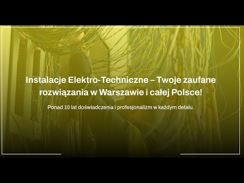 Instalacje Elektro-Techniczne Sp. z o.o. - video
