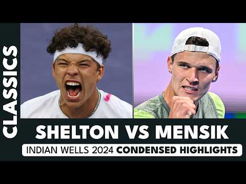 When Ben Shelton Met Jakub Mensik For The First Time 💥 | Indian Wells 2024 Condensed Match