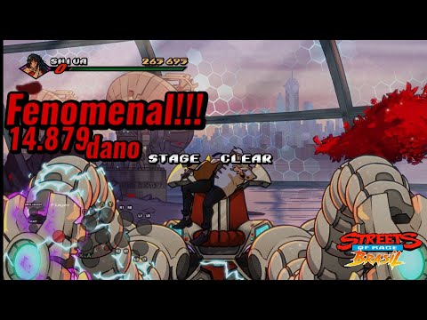 Streets of Rage 4/ V7 DLC/ Shiva/ almost full combo boss rush (290k)!!!