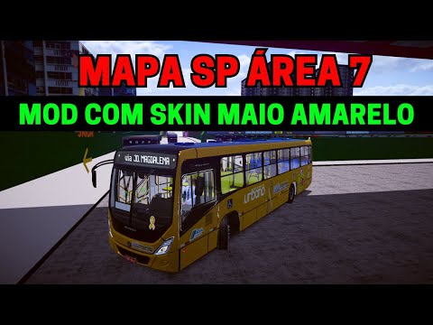 🔴Gameplay Mapa SP Área 7 Fictício 9070-51 Proton Bus Simulator | PBSU