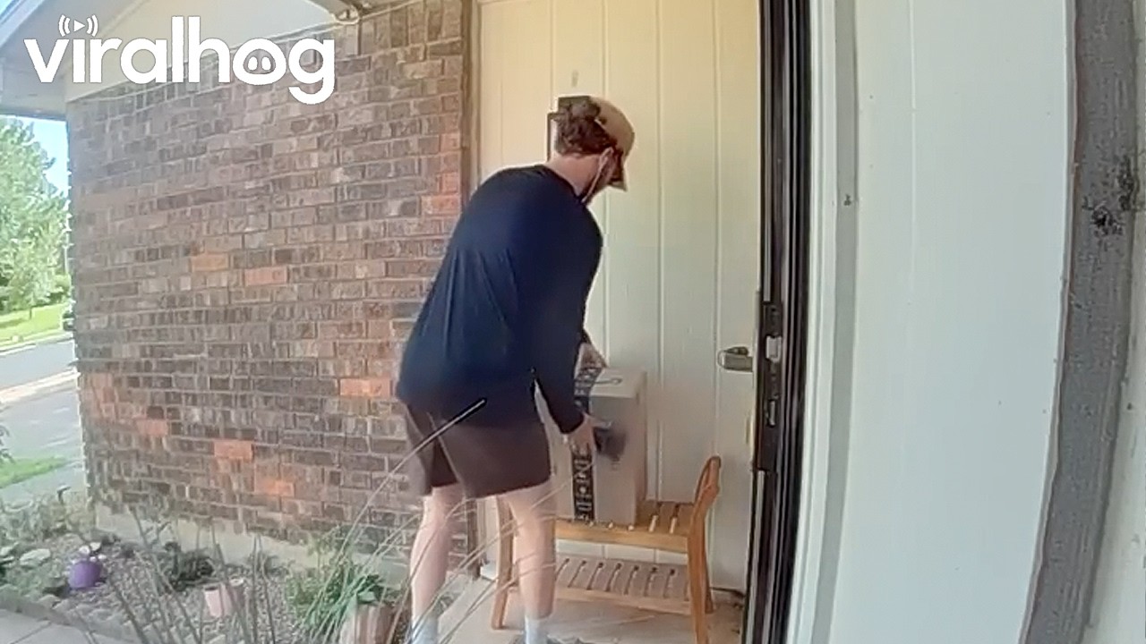 Delivery Driver Tells a Funny Joke || ViralHog