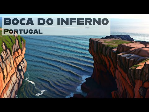 Daisy's Diary: Cascais, Portugal, Boca Do Inferno Walk Tour, Stunning Ocean and Cliff Formations, 4K