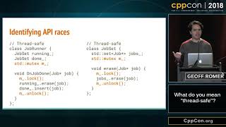 CppCon 2018: Geoffrey Romer “What do you mean 