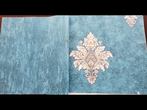 Classic wallpaper design, damask, plain, flower, elegant color for home, office and hotel decoration