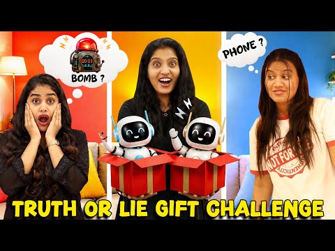 TRUTH OR LIE GIFT CHALLENGE PART 2 🤩 | PULLOTHI