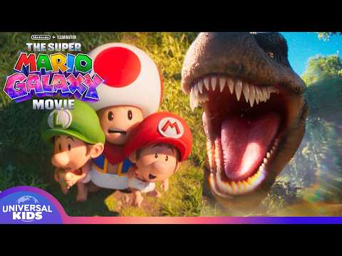 Yoshi Saves Baby Mario & Luigi from a DINOSAUR