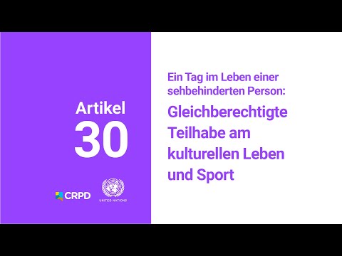 BSVÖ Ein Tag im Leben einer sehbehinderten Person: Kultur und Sport
