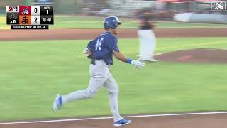 Brayan Buelvas DRILLS a Two-Run Home Run! | Oakland Athletics Prospect | 7/18/2023