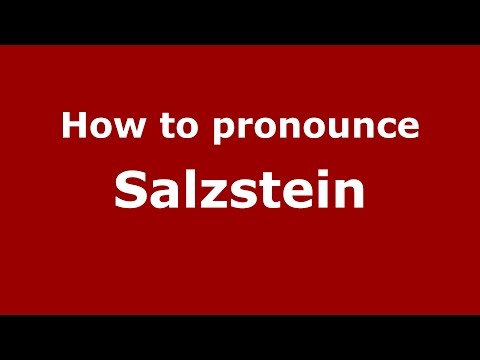 How to pronounce Salzstein (Brazilian Portuguese/Brazil)  - PronounceNames.com