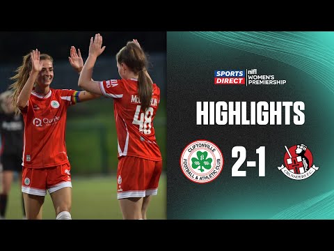 Reds win Derby! | Cliftonville Ladies 2-1 Crusaders Strikers | #sportsdirectprem