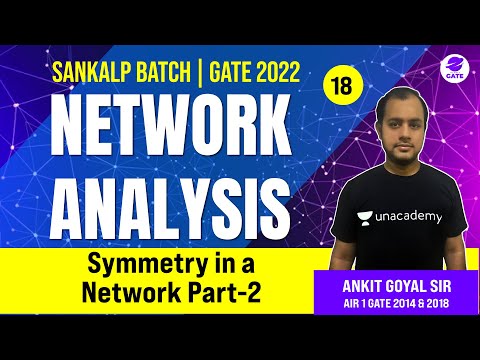 Symmetry in a Network 2 | L 18 | Network Analysis | Sankalp GATE 2022 Batch AnkitGoyal