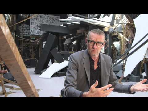 Thomas Hirschhorn introduces his work entitled In-Between