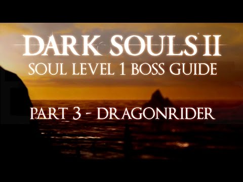 Dark Souls 2 SL1 Boss Guide - Part 3 - Dragonrider