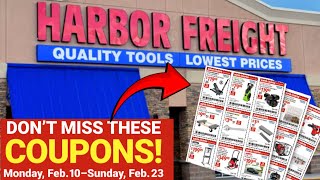New Harbor Freight Super Coupons just dropped