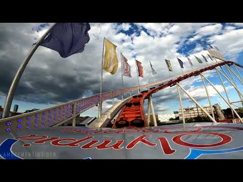 OLYMPIA LOOPING - WORLD'S LARGEST TRAVELING COASTER - POV