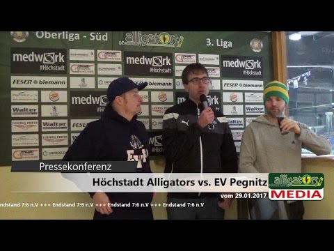 Pressekonferenz HEC - EV Pegnitz vom 29.01.2017